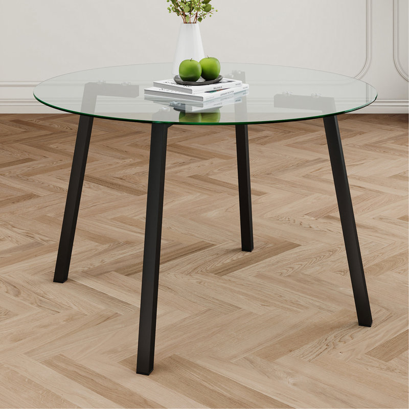 T1737-1 GLASS, Doré, H 29,5 po x L 47,2 po x l 47,2 po