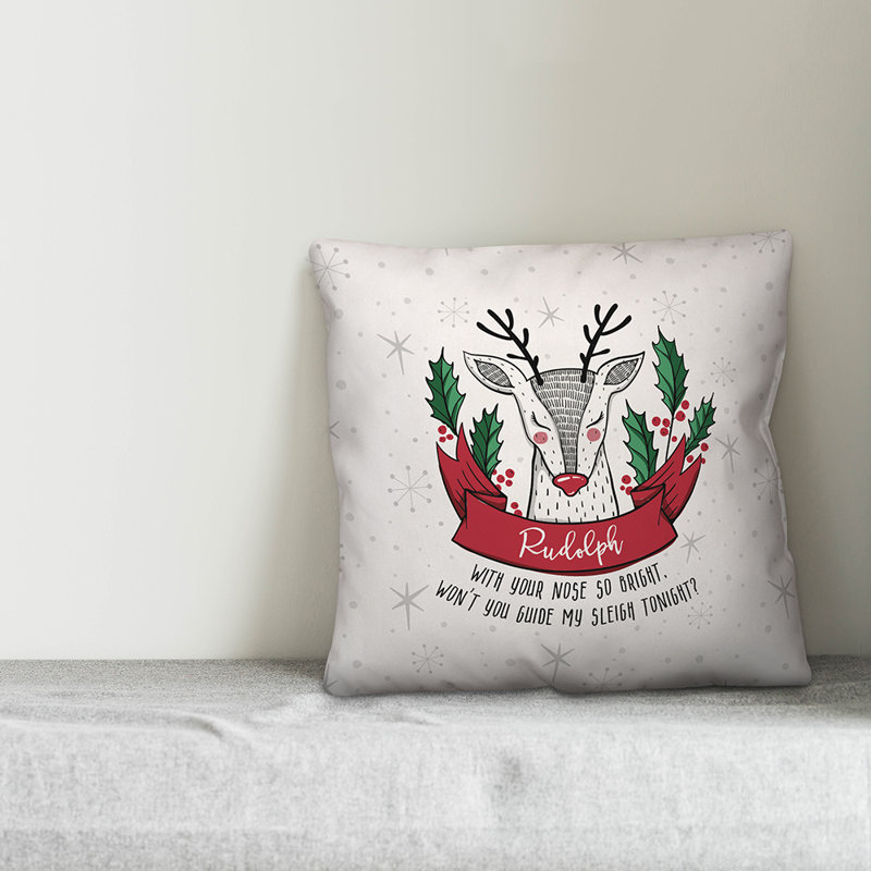 Reversible Throw Pillow
