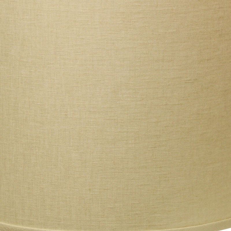 Abat-jour tambour en lin 13 ", Beige