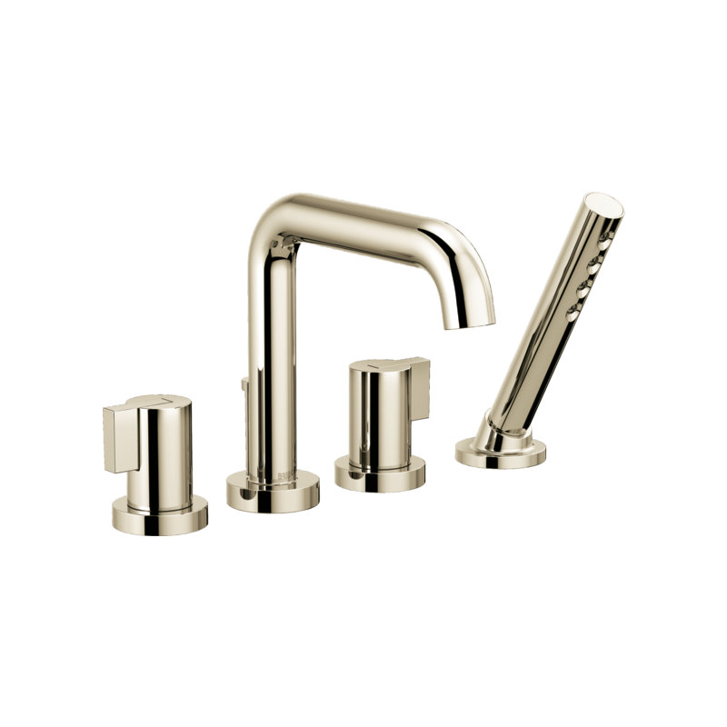 Litze® Roman Tub Faucet, Polished Nickel, Lever