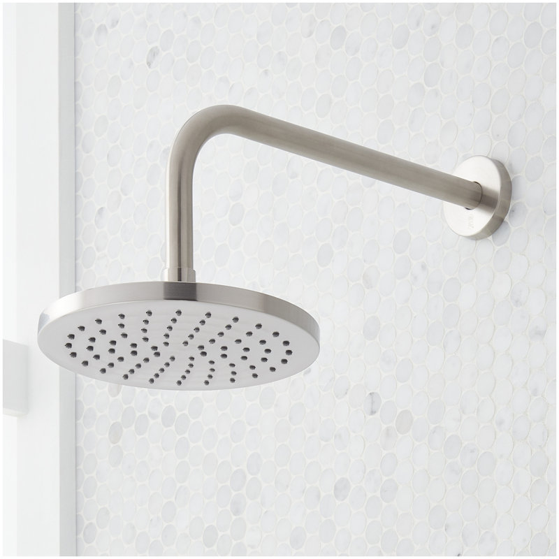 Vassor Pressure Balance Shower System with Slide Bar and Hand Shower - Brushed Gold, Brushed Nickel