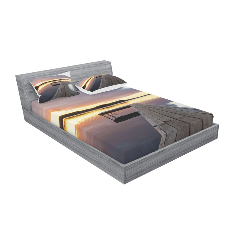 Ensemble de draps Serenity, Ensemble de draps pour lit double avec un drap-hou