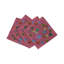 Succulents Floating Cotton Sateen Cocktail Napkins-2102906237