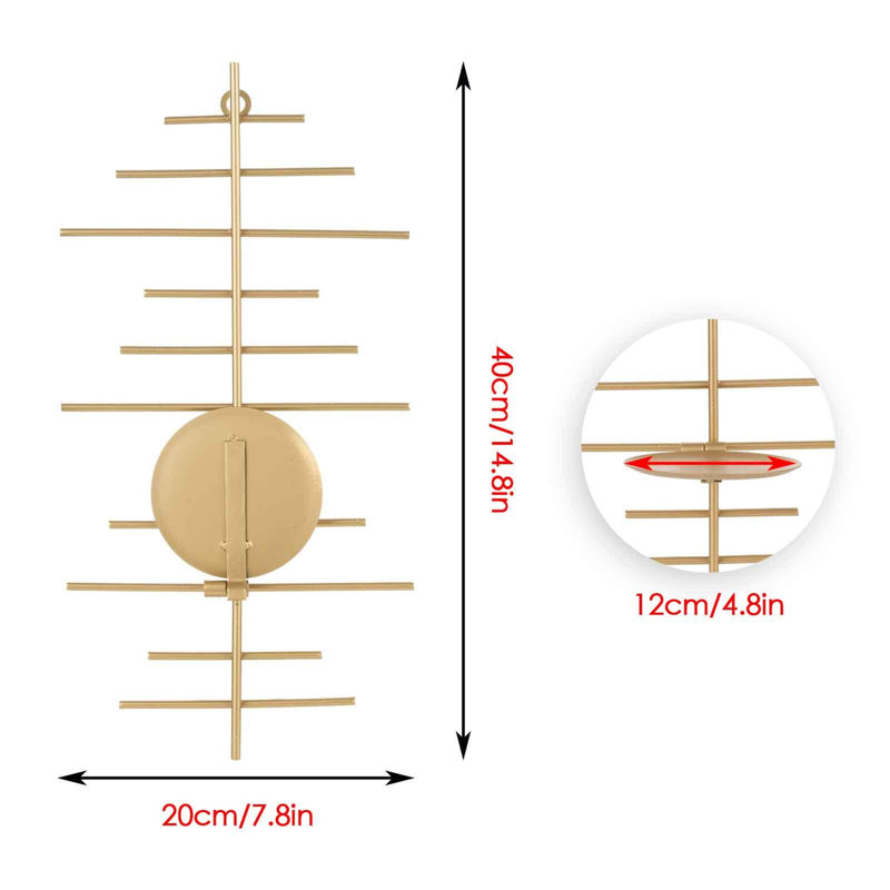 Metal Wall Candelabra