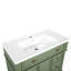 Meuble-lavabo Mid-Century avec base de colonne romaine et rangement-26597629