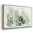 Toile avec cadre flottant or