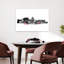 Denver City Landmarks Silhouette Abstract Contemporary Architecture City Wall Art Print 1 Piece Wrapped Canvas Wall Art-350899704