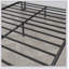 Structure de lit avec station de charge, plateforme en métal-1190156446