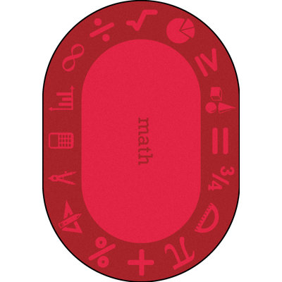 Tapis rouge Steam Math par Joy Carpets