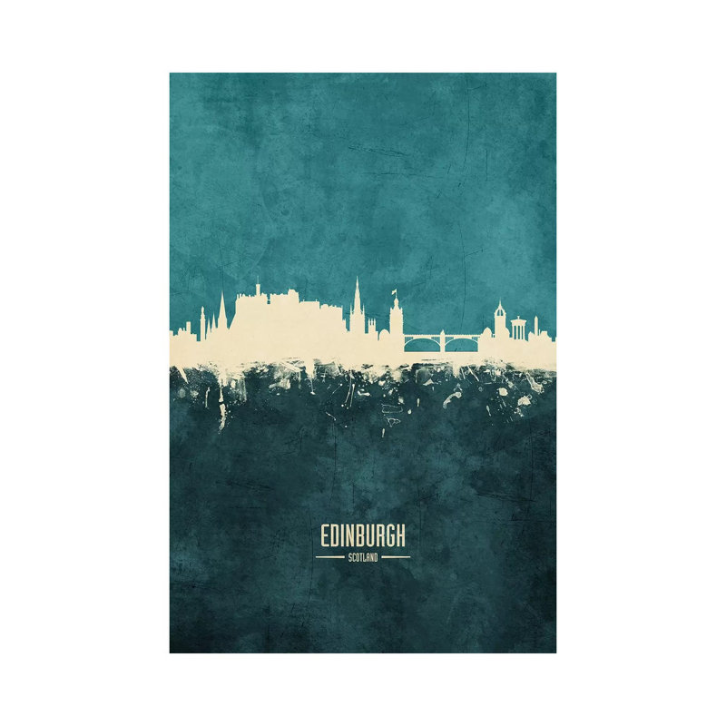Edinburgh Scotland Skyline by Michael Tompsett - Wrapped Canvas Print, 66.04 cm H x 45.72 cm W x 1.91 cm D