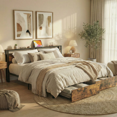 Gulzada Storage Platform Bed