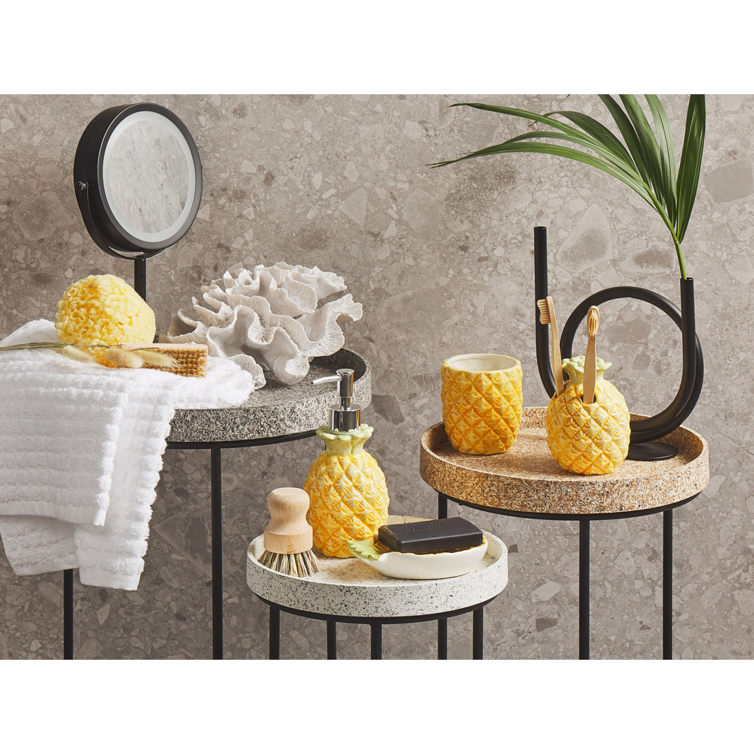 Logemann Ananas 4-tlg. Bad-Accessoires-Set