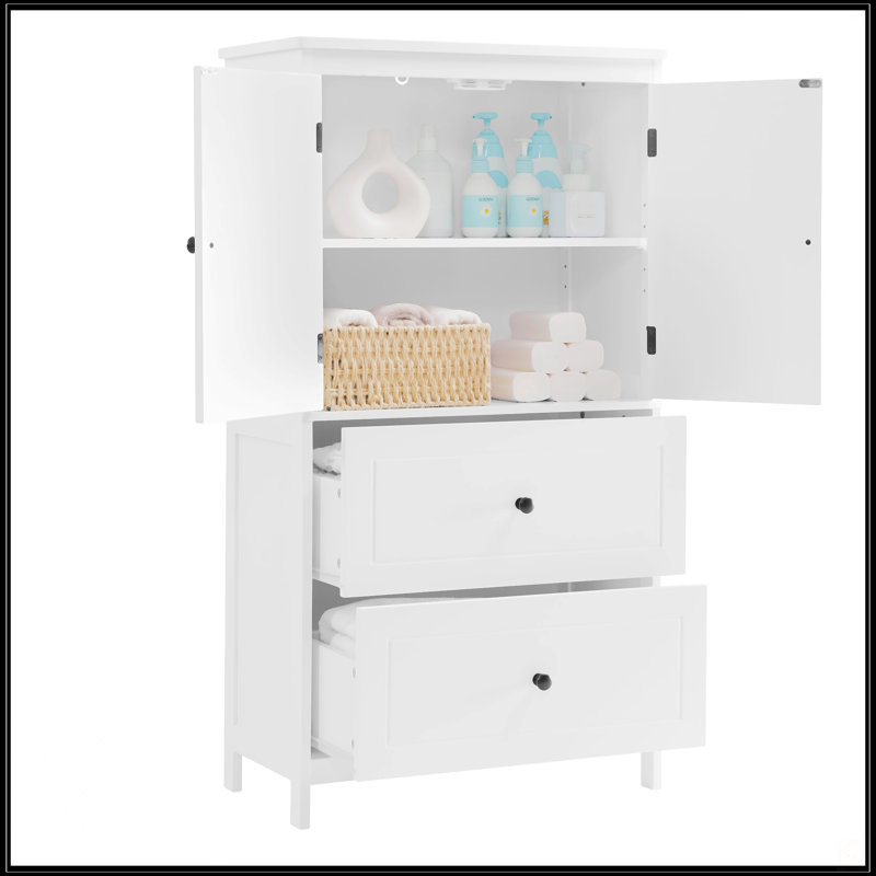 Armoire de rangement pour salle de bain, Blanc