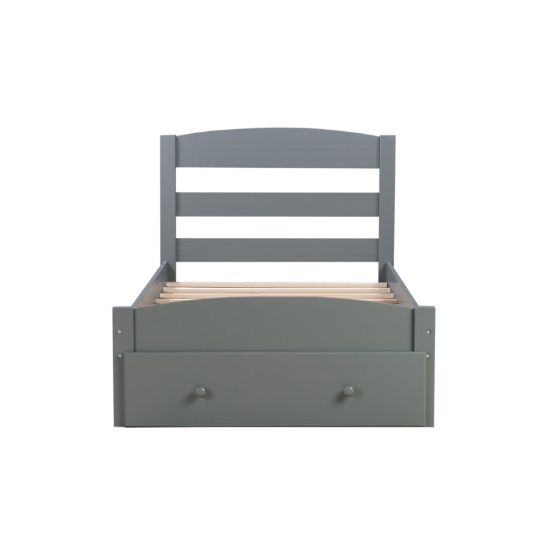 Granita Storage Bed, Grey