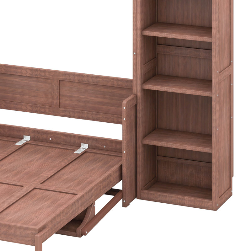 Lit escamotable avec armoire Murphy, Double