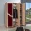 Rummel 3 Door Manufactured Wood Wardrobe-132270290