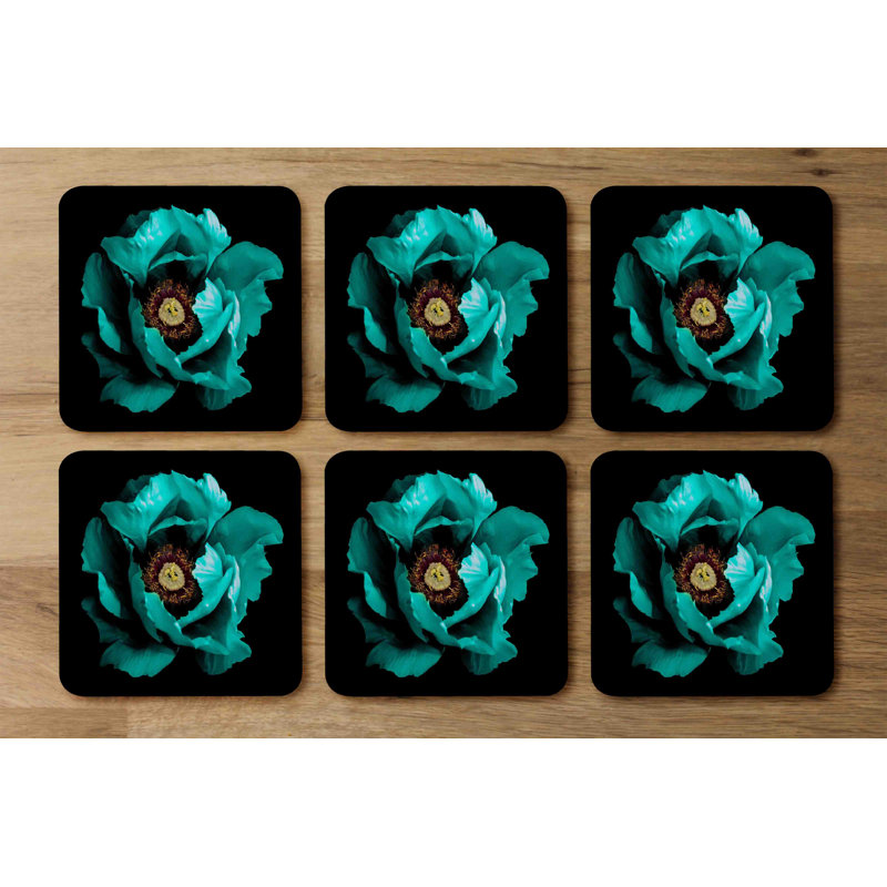 Square 6 Piece Coaster Set