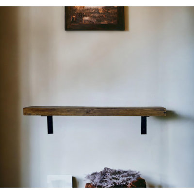 Bracket Shelf with Reclaimed Wood