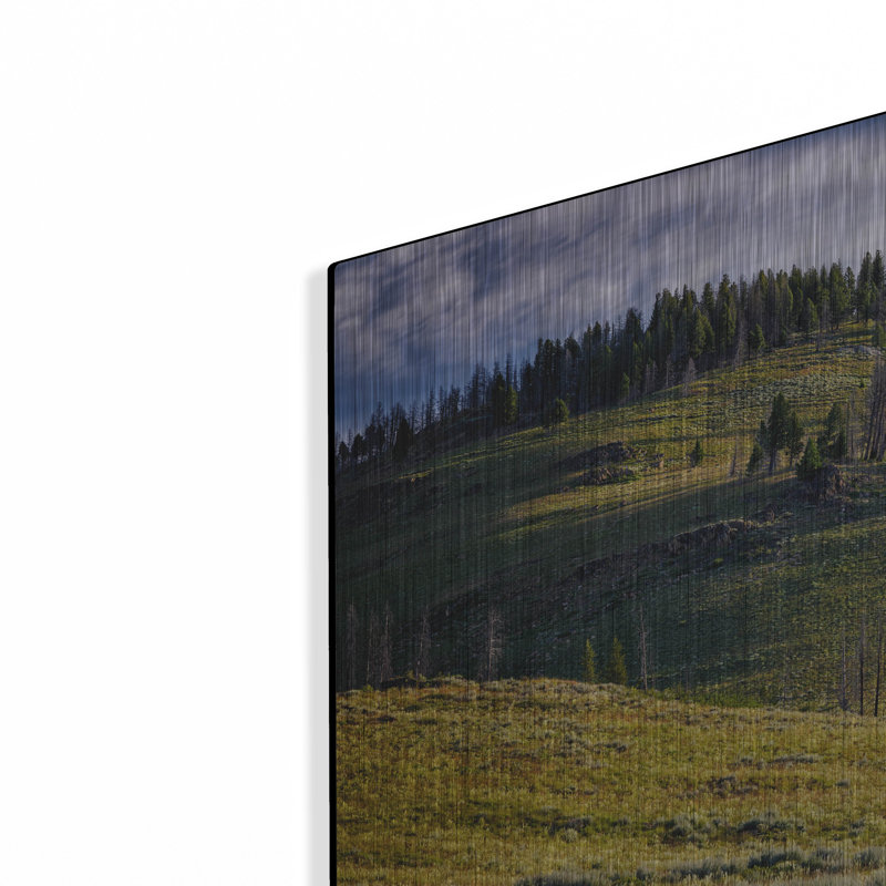 Mur en métal Millwood Pines «Sawtooth Foothills Ii» par Rick Berk, H 24 po x l 36 po
