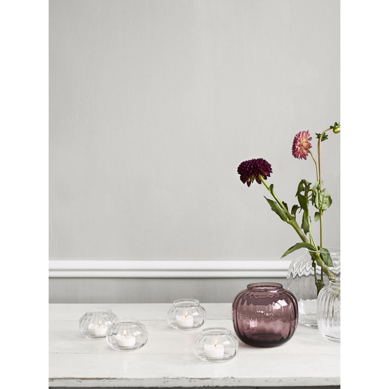 Primula Tealight Candle Holder, Clear