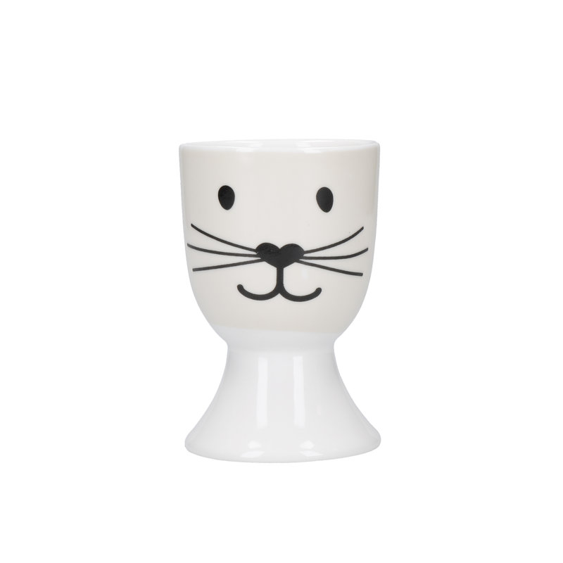 Cat Dog 4 Piece Egg Cup Set