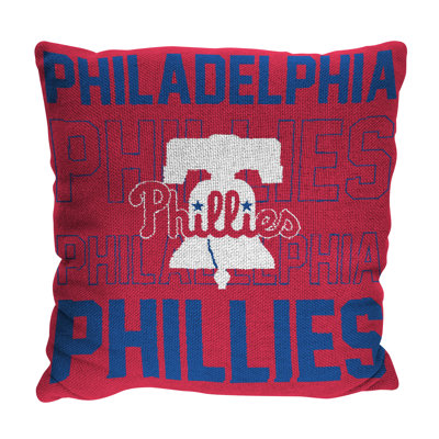 MLB Stacked Pillow, Sports Fan Decor, 20x20 Inches