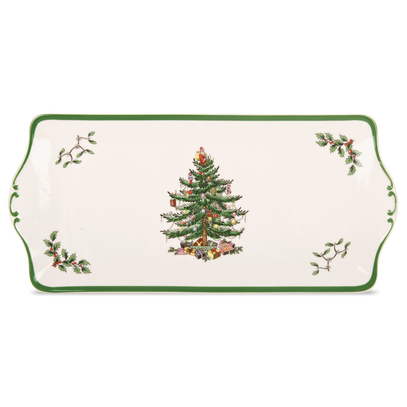Spode, Christmas Tree - Sandwhich Tray