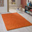 Tapis orange Renesha-637433625