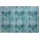Premium Machine Washable Cerrito AMF557 Teal Rug