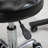 Gardea Swivel Upholstered Adjustable Height Counter Stool with Metal Frame