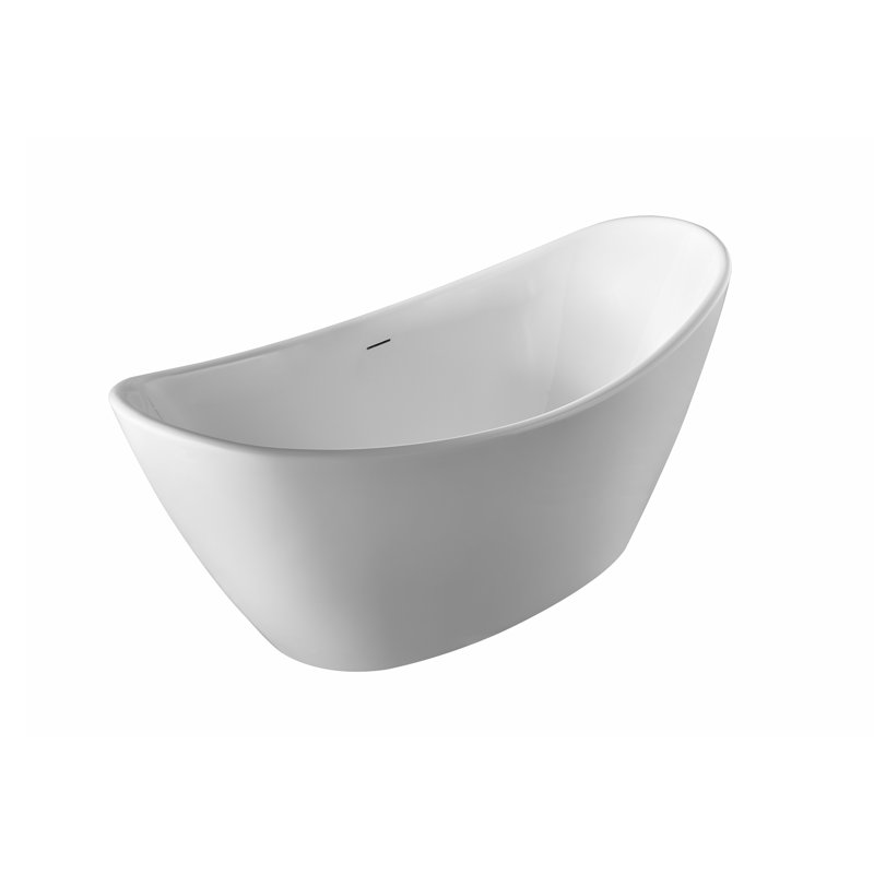 67'' x 30'' Soaking Acrylic Bathtub