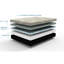 Matelas gel Comfort King 8 po - conforme à votre corps pour un repos optimal. Réduit le stress articulaire et musculaire. Faible transfert de mouvement. Conception respirante et fraîche. Couche douce de 2 po, contour alvéolaire de 4 po-1018085294