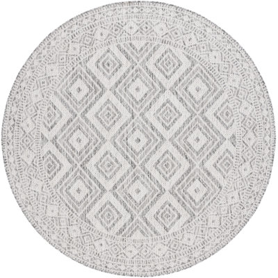 Courtyard Performance Geometric Indoor/Outdoor Area Rug
