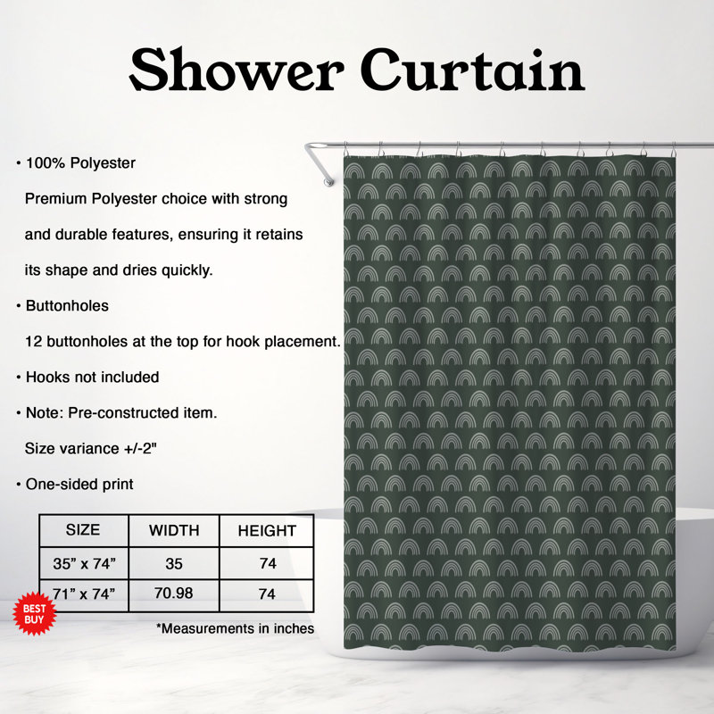 Rustic Mood - Premium Shower Curtain, 74"H x 71"W
