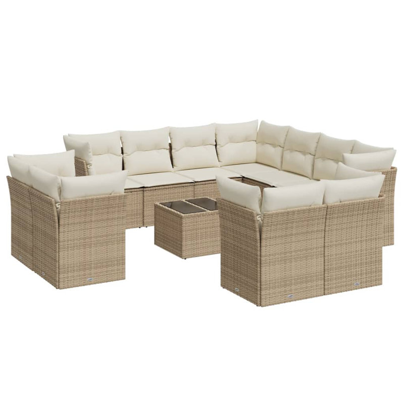  Garden Sofa Set Beige
