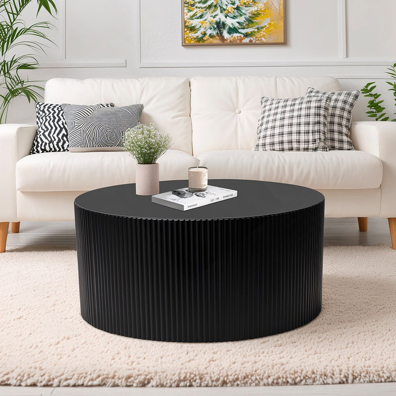 Table basse 35,83 po, Noir