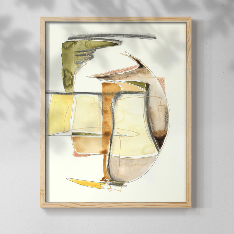 «Brown Sugar I», reproduction encadrée - bois massif, Naturel, H 11 po x l 9 po