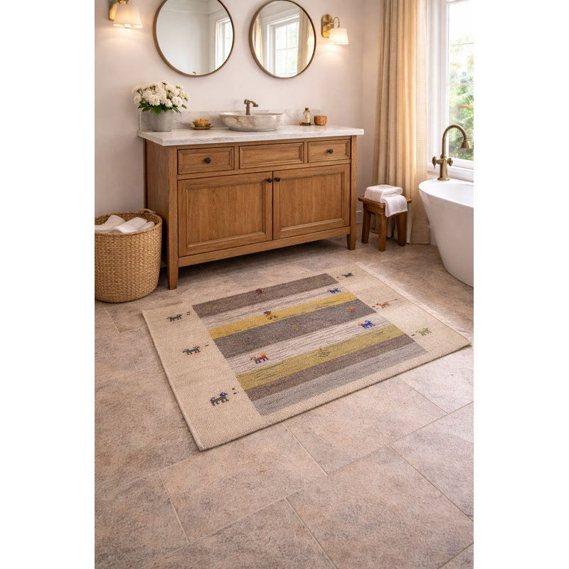 Performance Wool Striped Indoor Rug