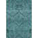 Premium Machine Washable Prisco Teal Rug