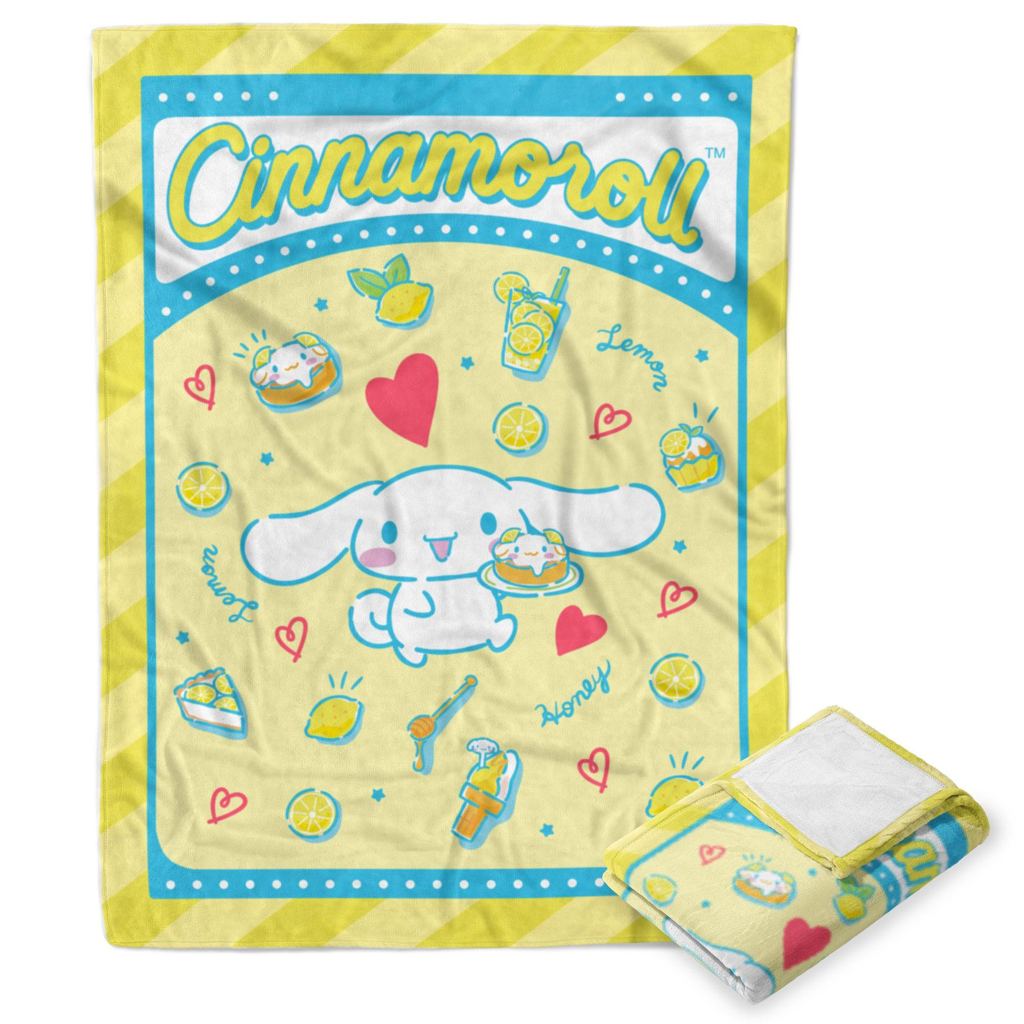 Northwest Cinnamoroll Silk Touch Gooi Deken, 50 x 60, Regenboog Wolken