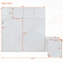Grand lit escamotable mural avec bureau, tablettes de rangement et grandes armoires pour une utilisation polyvalente et peu encombrante-275115761