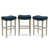 Tissu bleu marine / structure grise est en rupture de stock