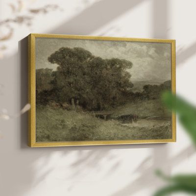 Paysages rétro-DCCXV-reproduction encadrée