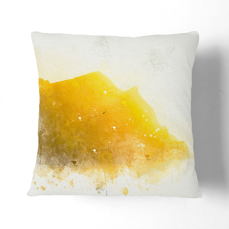Abstract Square Throw Cushion, Stone, 40 x 40 cm