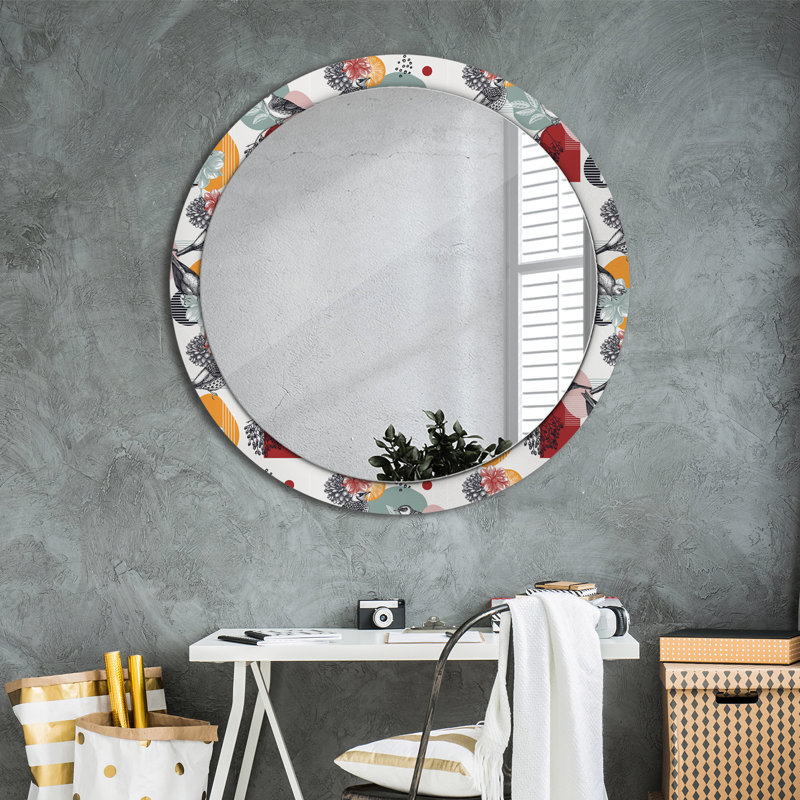 Huldar Glass Flat Wall Mirror