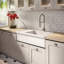 Fireclay Reversible Sink with Integral Drainboard and Decorative 2 ½" Lip on Both Sides-808690376