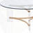 Gold Finish Coffee Table