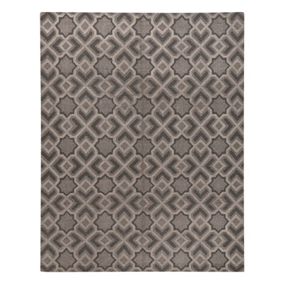 Tapis rectangulaire noué à la main