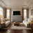 Height-Adjustable TV Stand
