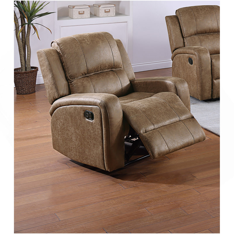 Fauteuil inclinable simple, Châtaigne